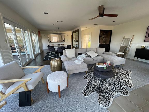 Upstairs living room with a nice view of the lake