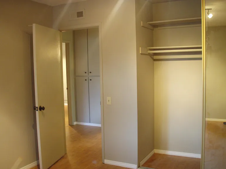 One of three bedrooms