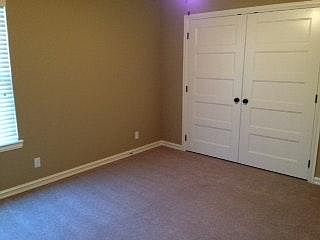 Bedroom with large closet