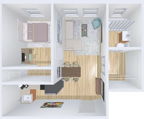 Floor plan 1 Bedroom