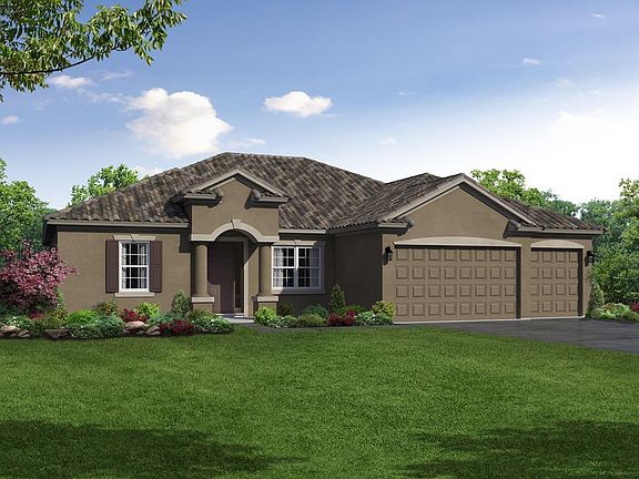 Carlingford French Country elevation new home construction by William Ryan Homes Tampa