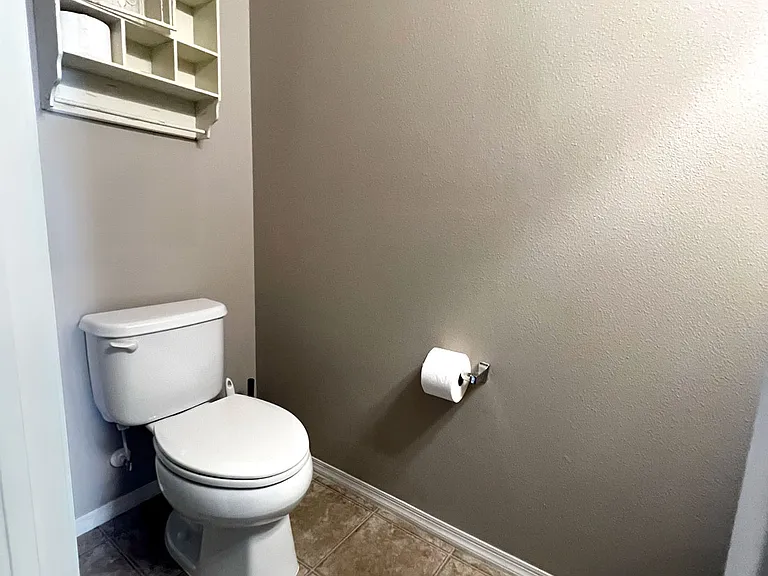 Powder room on first floor