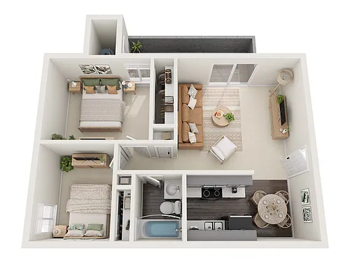 Floor plan 2x1 Reno