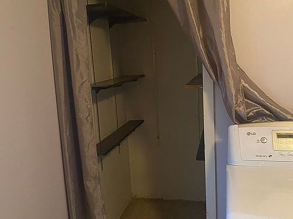 Downstairs bathroom closet