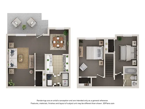 Floor plan B2 Townhome - Ridgeline