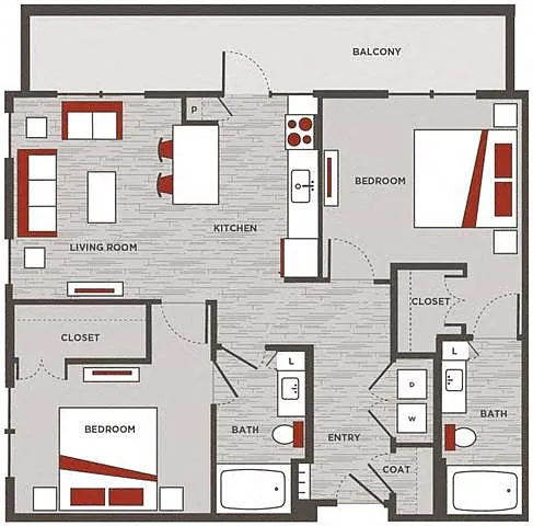 Floor plan B21