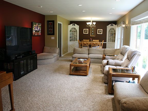 living room w/new lighting