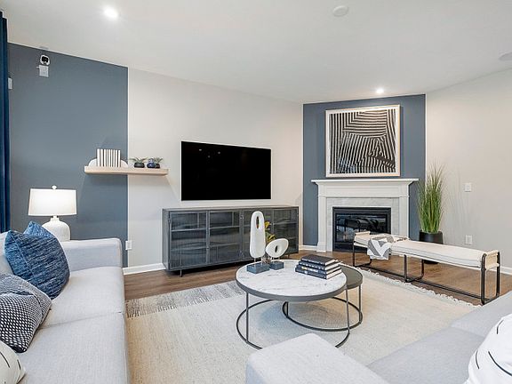 Spacious Gathering Room and Fireplace