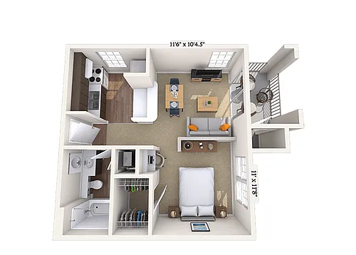 Floor plan E1