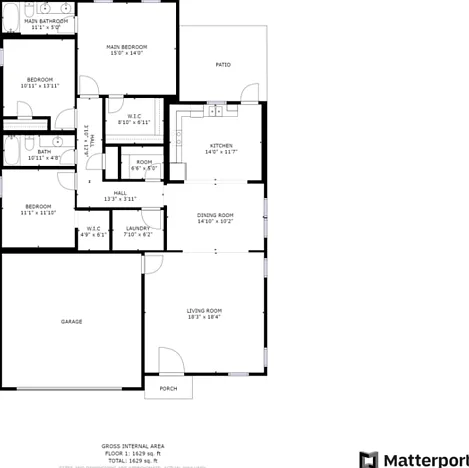 3 bed, 2.0 bath, 1613 sqft, $1,625 — Photo 2