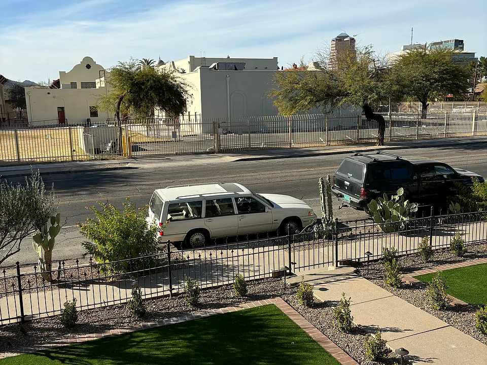 View from front window.