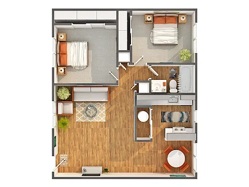 Floor plan Saum