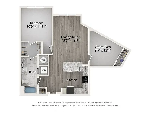 Floor plan A1E