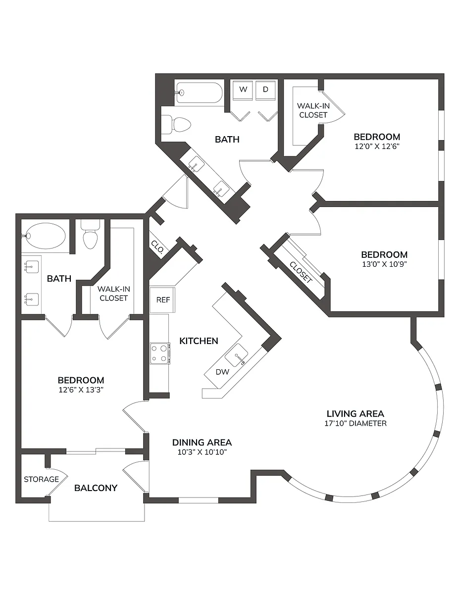 Floor plan The Bergamot