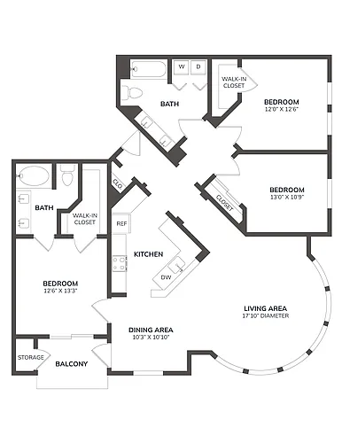 Floor plan The Bergamot