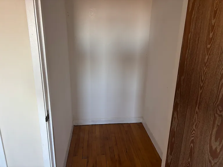 walk in closet in bedroom