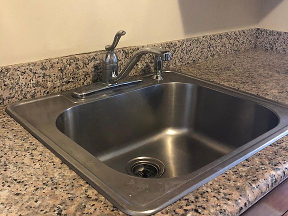 kitchen sink and counters