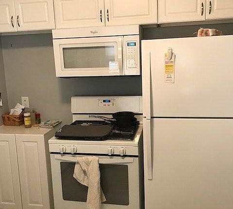 appliances
gas stove
refrigerator
microwave
disposal
dishwasher