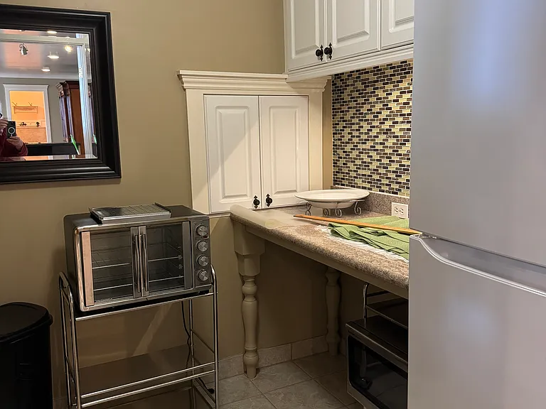 Right of Laundry is pantry area