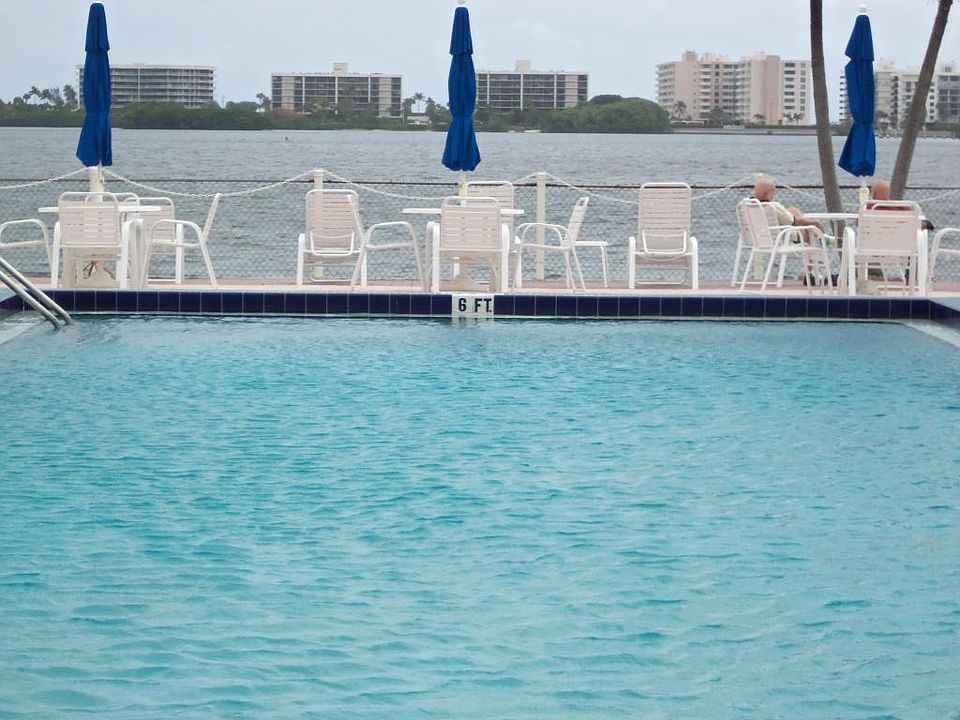 Pool with view of the Intracoastal