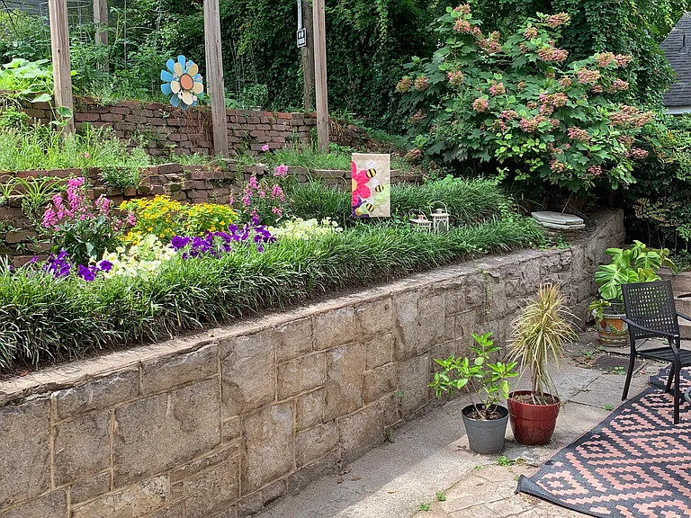 Back patio.