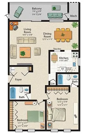 Floor plan ROCKLAND MODERN