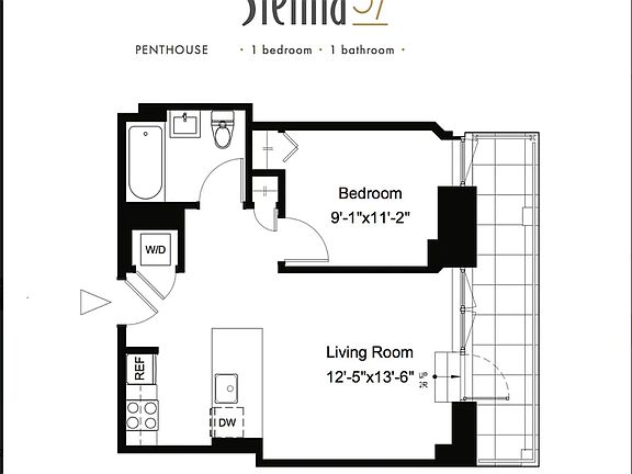2nd image of 321 W 37th St #Penthouse