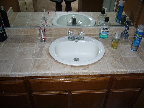 travertine counter bathroom top 