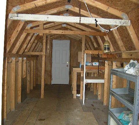 20 x 8 Shed Interior