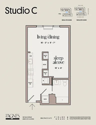 Floor plan Studio C