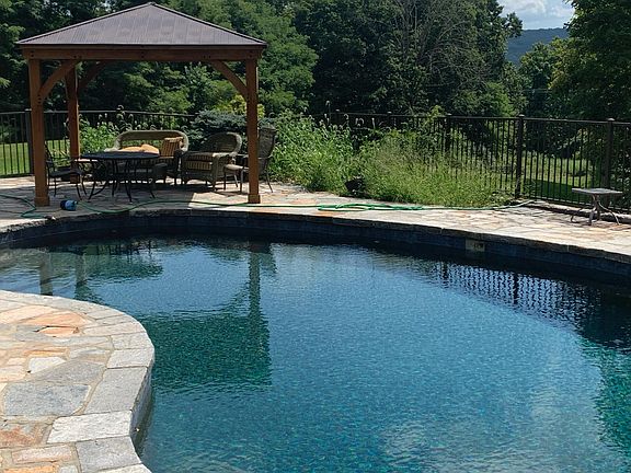 pool in summer
