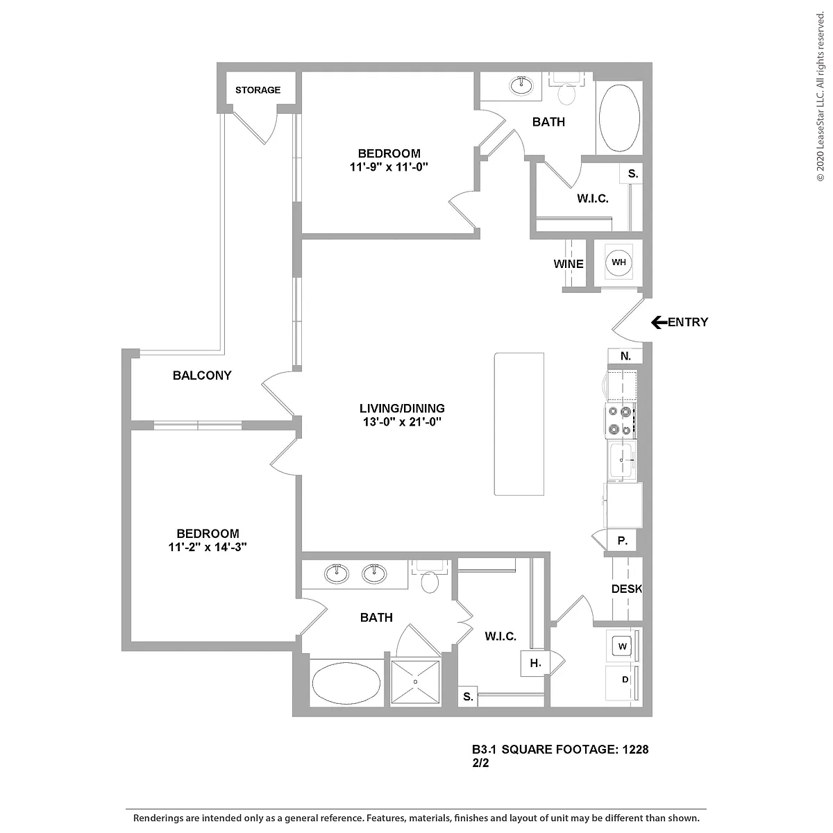 Floor plan B3