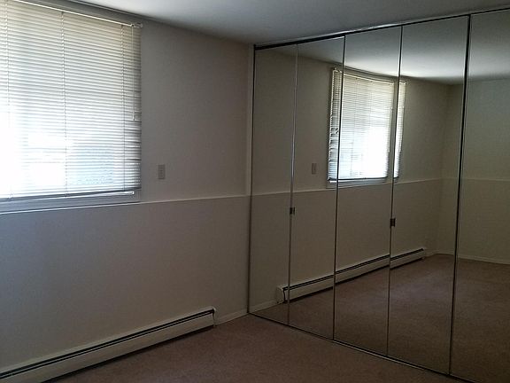 Bedroom with large closet