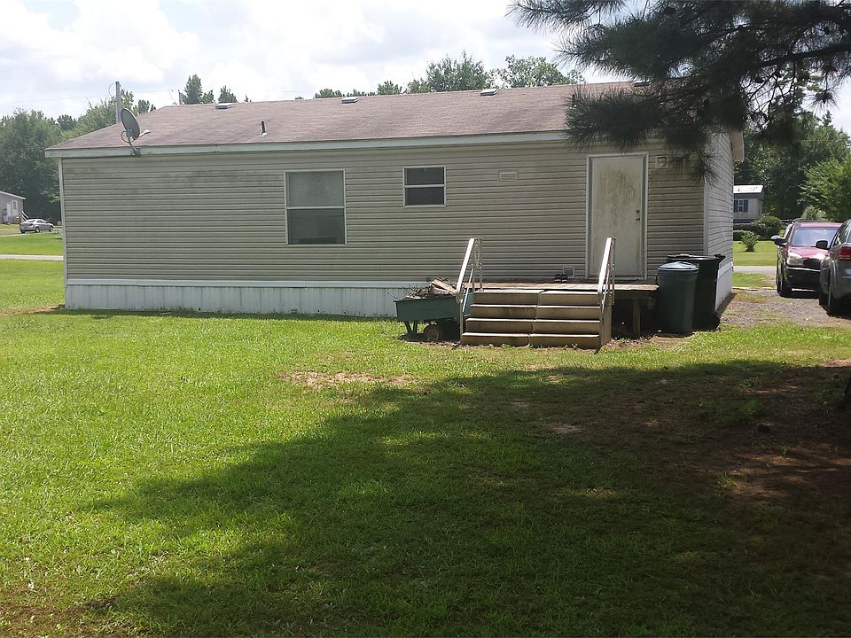 Rear view of home