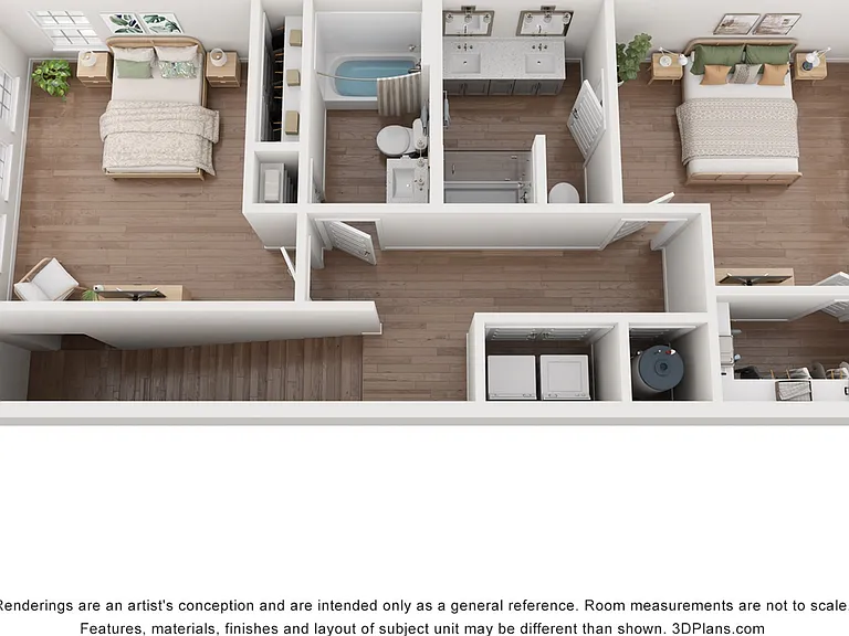 1,854 SF 3 Bd/3.5Ba Two-Story Townhome 1,854 SF 3 Bd/3.5Ba Two-Story Townhome