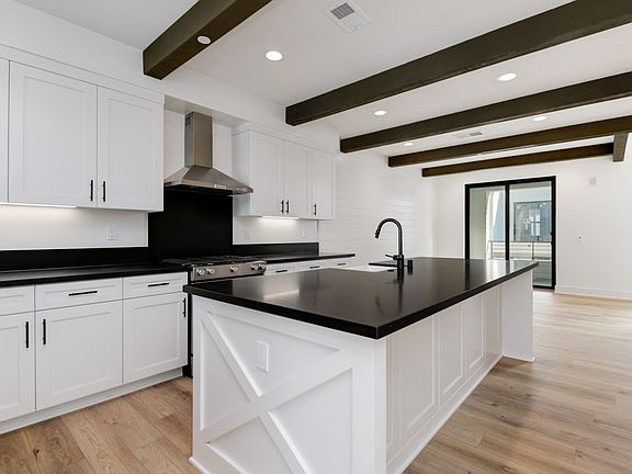 Granite Countertop, Kitchen Aid Stainless Steel appliances, Gas Range,