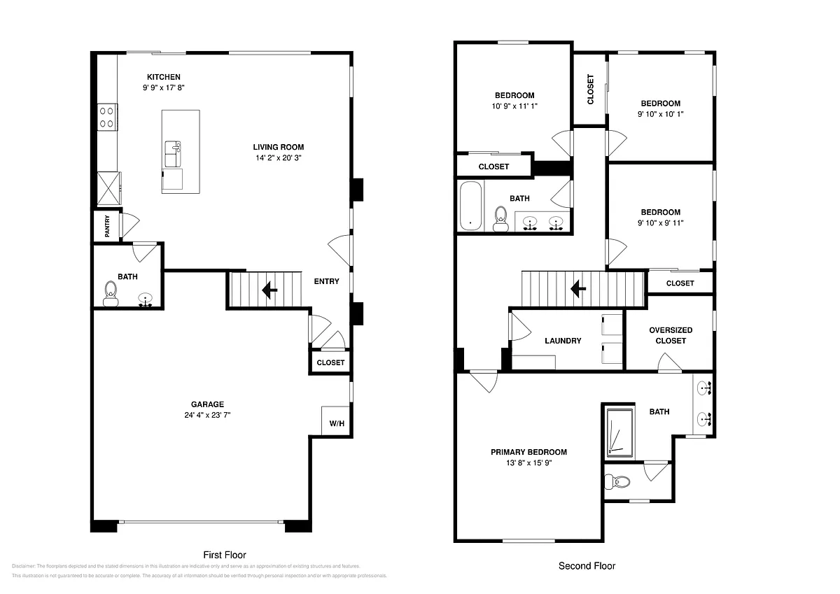 Floor plan Townhome 3