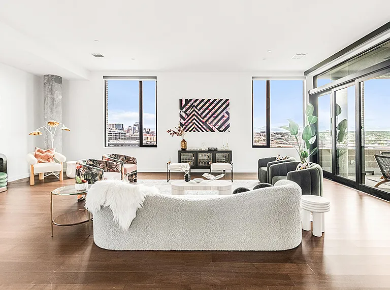 Penthouse living room