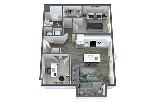 Floor plan Lanier with Study