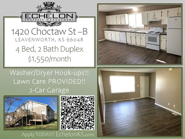 1420 Choctaw St., 1420 Choctaw St #B, Leavenworth, KS 66048