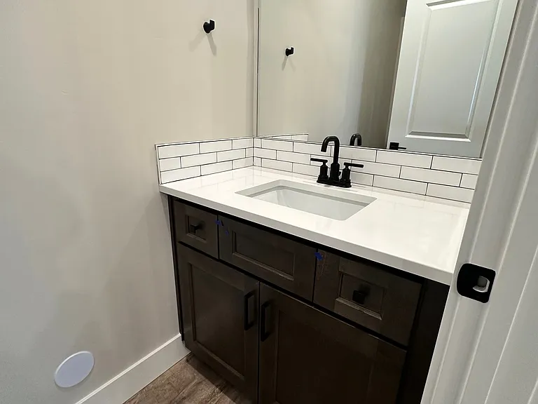 1/2 bathroom downstairs
