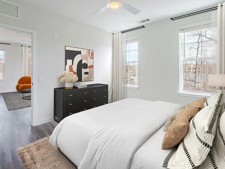 Bedroom with Hard Surface Flooring