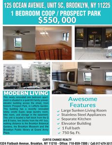 125 Ocean Ave APT 5C, Brooklyn, NY, 11225