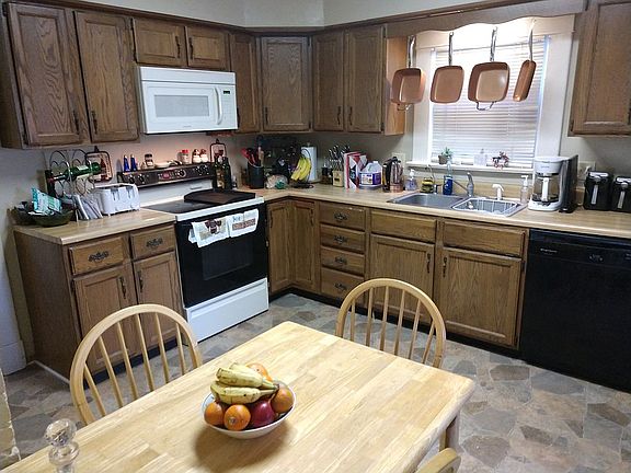 Kitchen from dining hallway