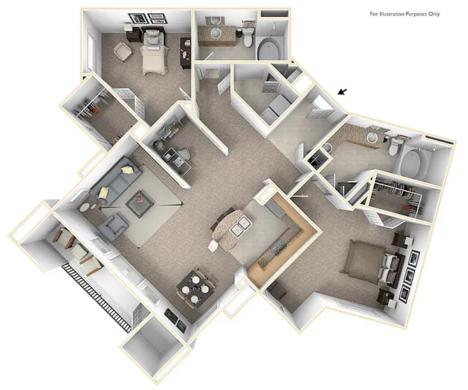 Floor plan B3