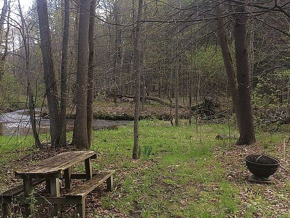 Nice picnic area near brook