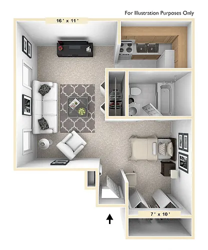 Floor plan The Retriever Studio