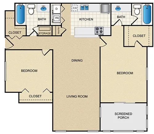 Floor plan B1