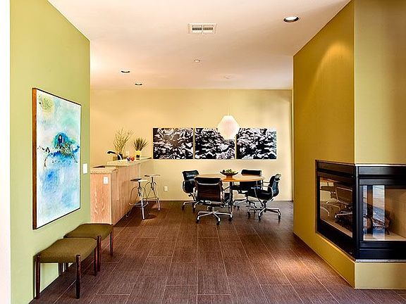 Dining and kitchen area