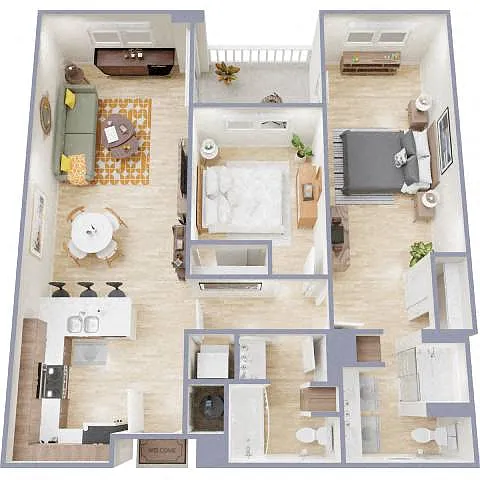 Floor plan 2B